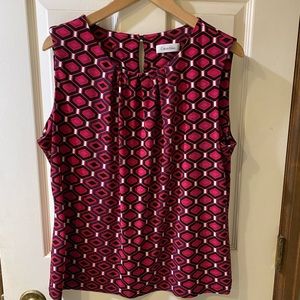 Calvin Klein sleeveless blouse